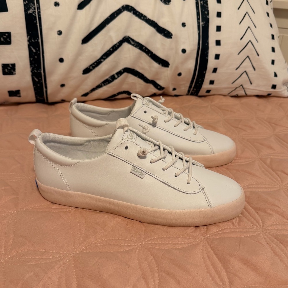 Keds Slip On Leather Sneaker, Sz 8